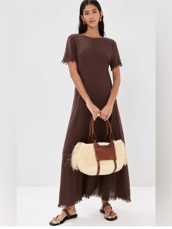 STAUD Dresses & Skirts - STAUD Brown Maxi Dress